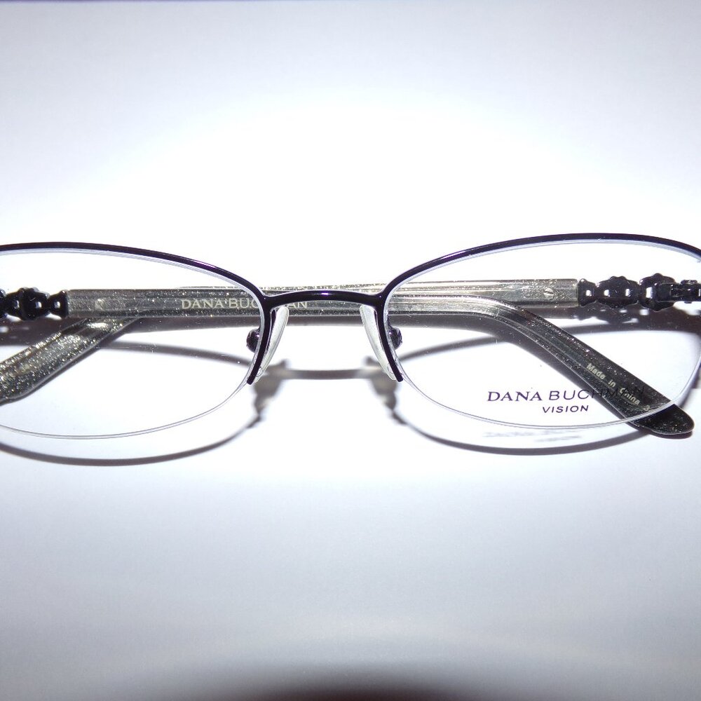 KRISTINA Dana Buchman Eyeglass Frames Black Size 49 &  51 NWOT